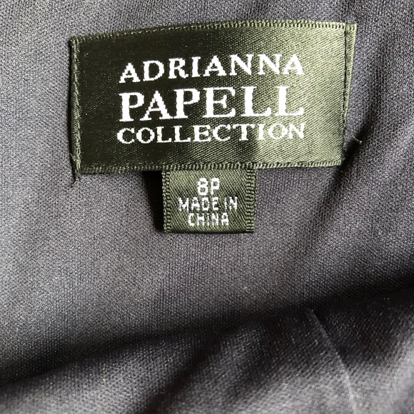 Adrianna Papell navy cocktail dress - Picture 3 of 3